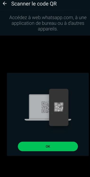 Scanner le QR code